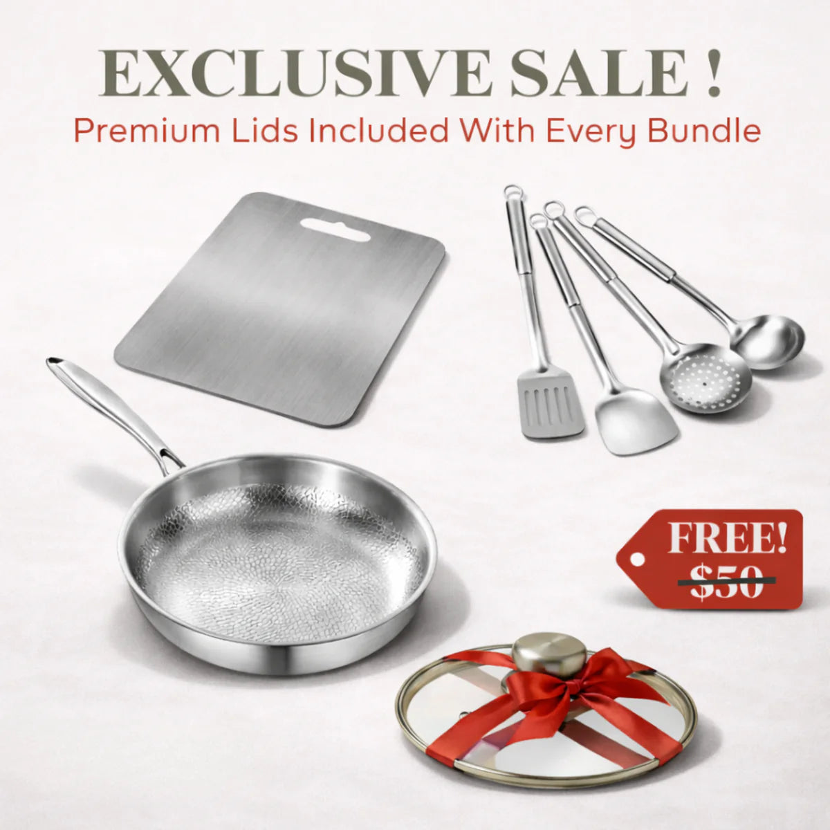 Pure Titanium Standard Bundle Pro + FREE LIDS
